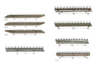 Pin Bar Kimyasal Direnç Stenter Makine Parçaları Pin Metal Plakalar